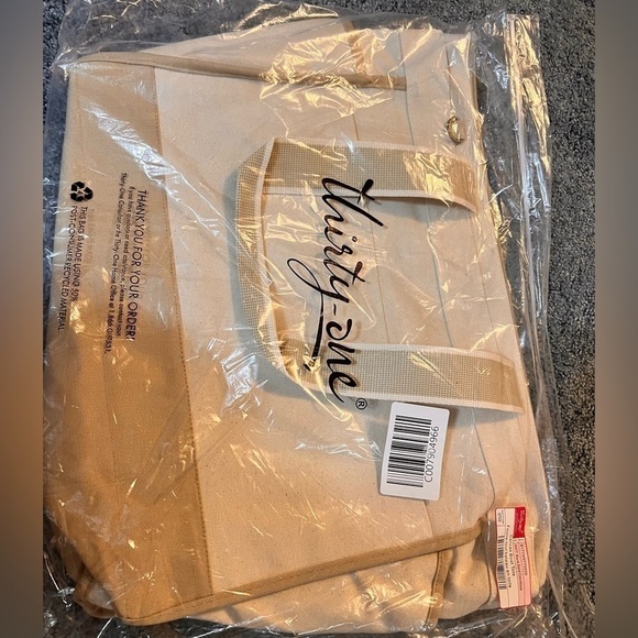 🚨Warm Sand Colorblock Canvas Boat Tote - Picture 11 of 11